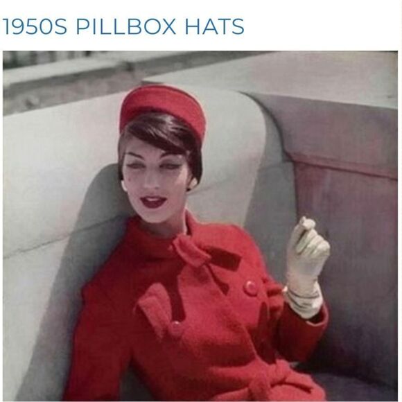 50s Designer Pillbox Hat - Picture 10 of 10